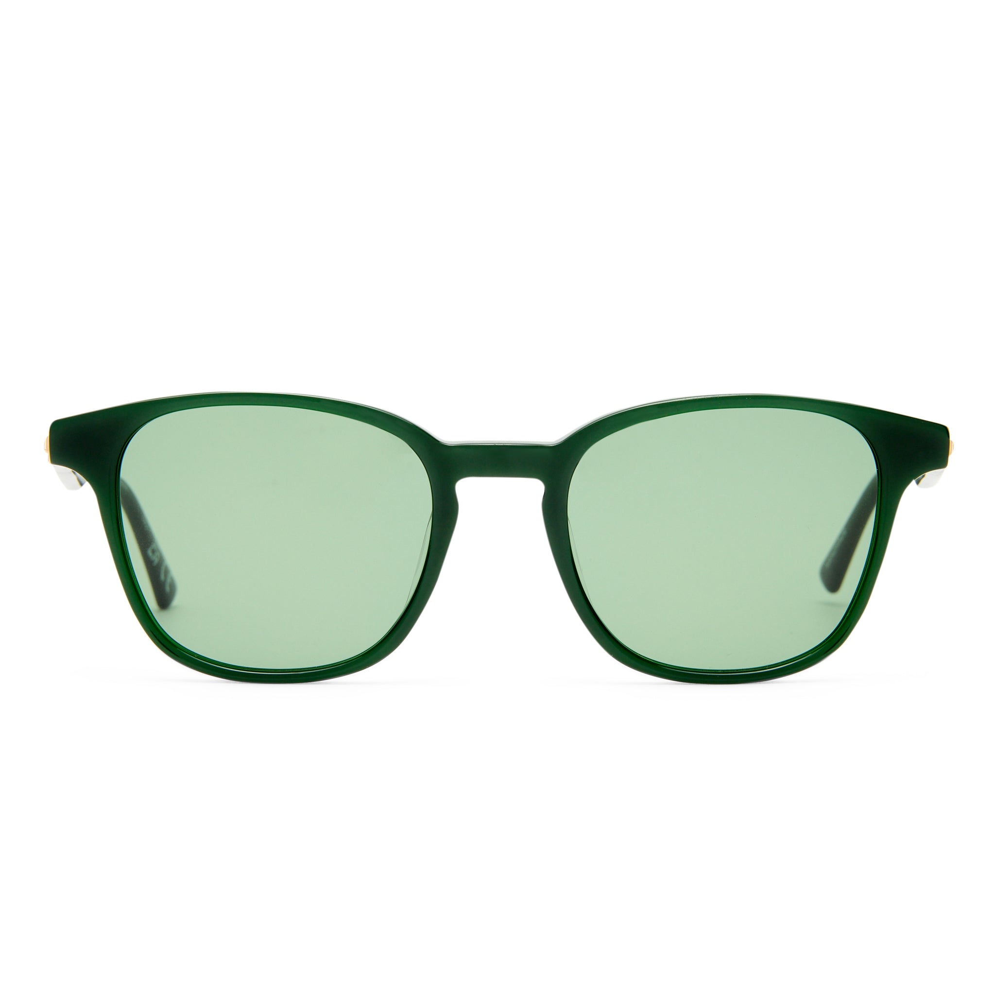 Le Specs Spectral 52 Deep Green Uni-Sex Round Sunglasses | Eyewear Index