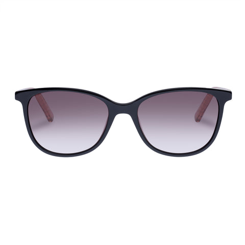 Oroton Lillian 55 Black Female D-Frame Sunglasses | Eyewear Index