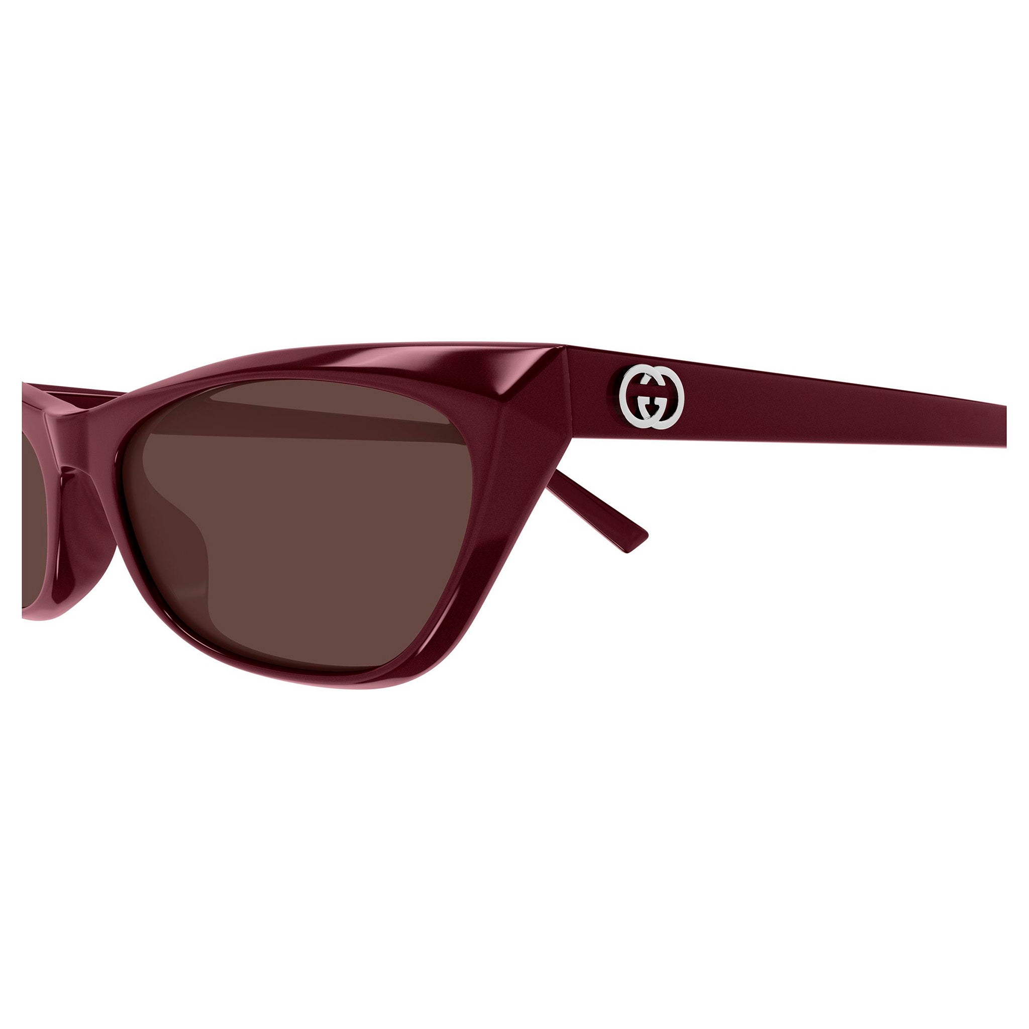 Gucci Gg2203s Burgundy Female Cat-Eye Sunglasses | Eyewear Index