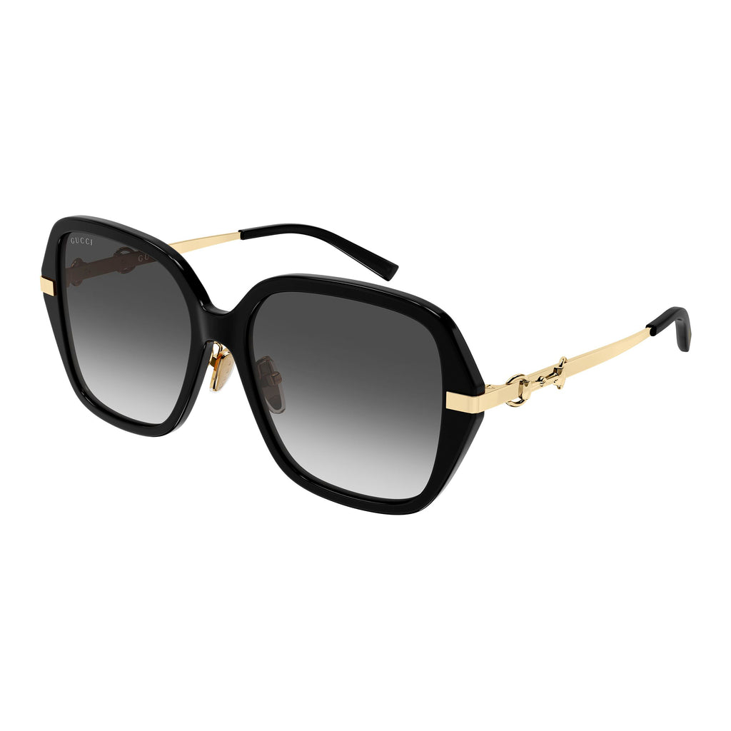 Gucci Gg2055sa Black Female Rectangle Sunglasses | Eyewear Index