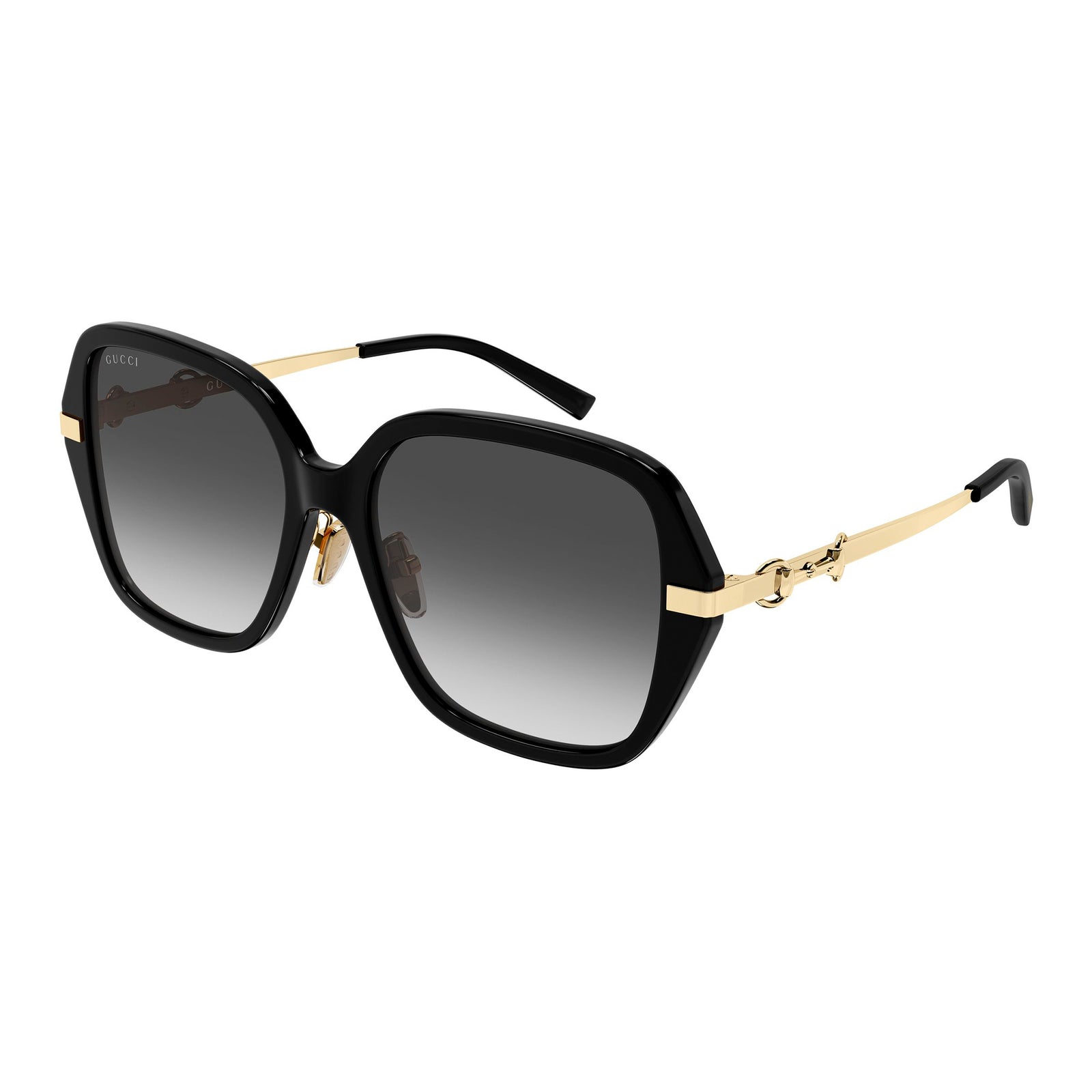 Gucci Gg2055sa Black Female Rectangle Sunglasses | Eyewear Index
