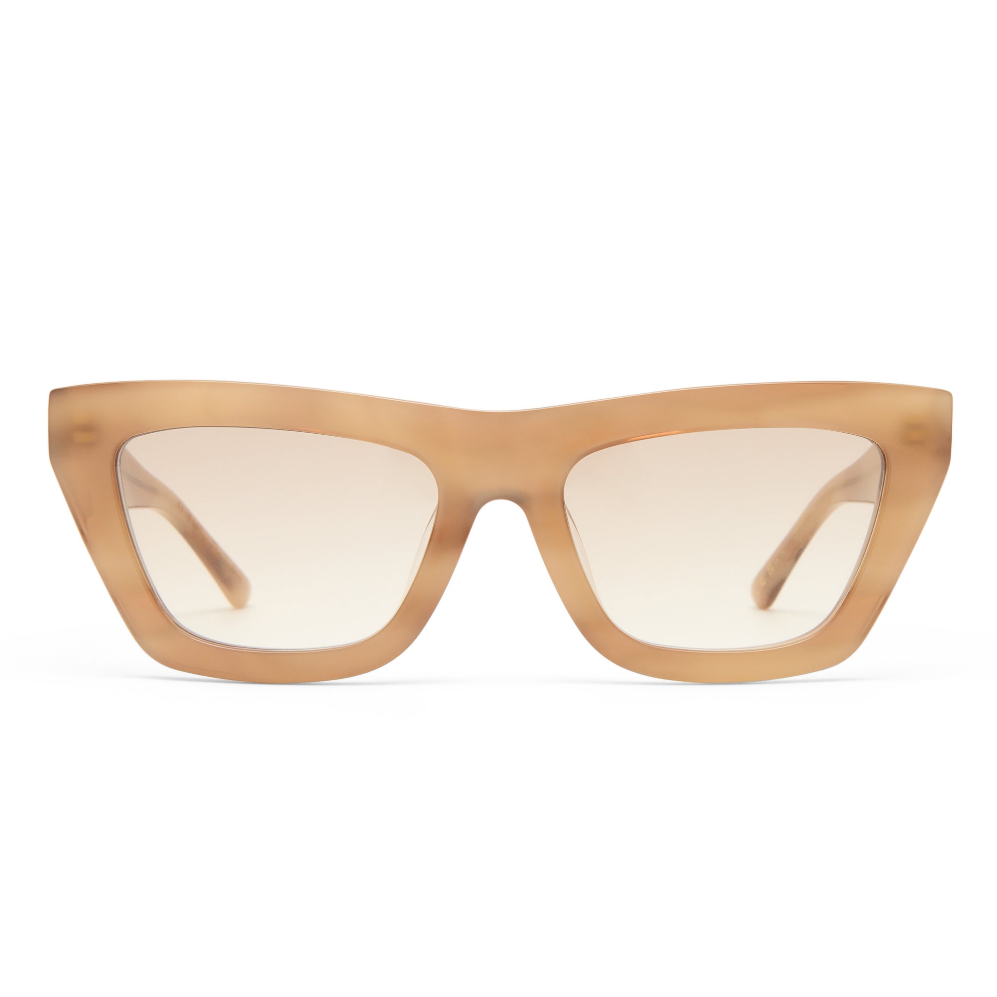 Luv Lou The Hudson Smokey Haze Female Cat-Eye Sunglasses | Eyewear Index