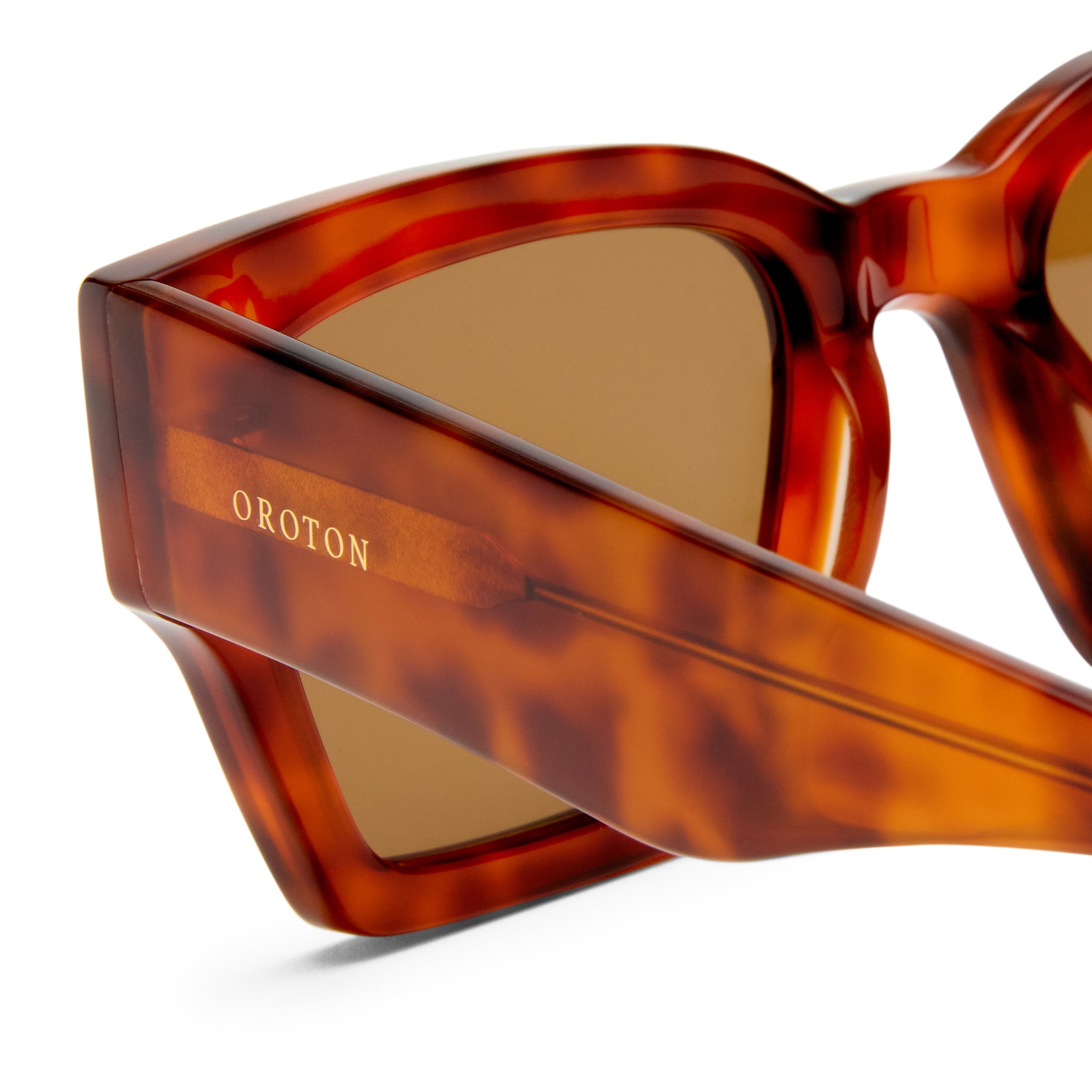 Oroton Stevie Vintage Tort Female Square Sunglasses | Eyewear Index