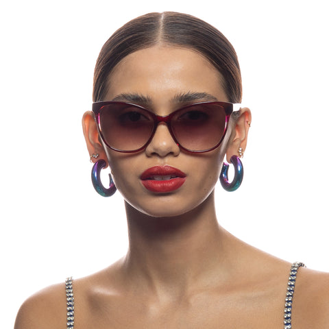 Camilla Come Sail Away Cherry Berry Haze Female Cat-Eye Sunglasses | Eyewear Index