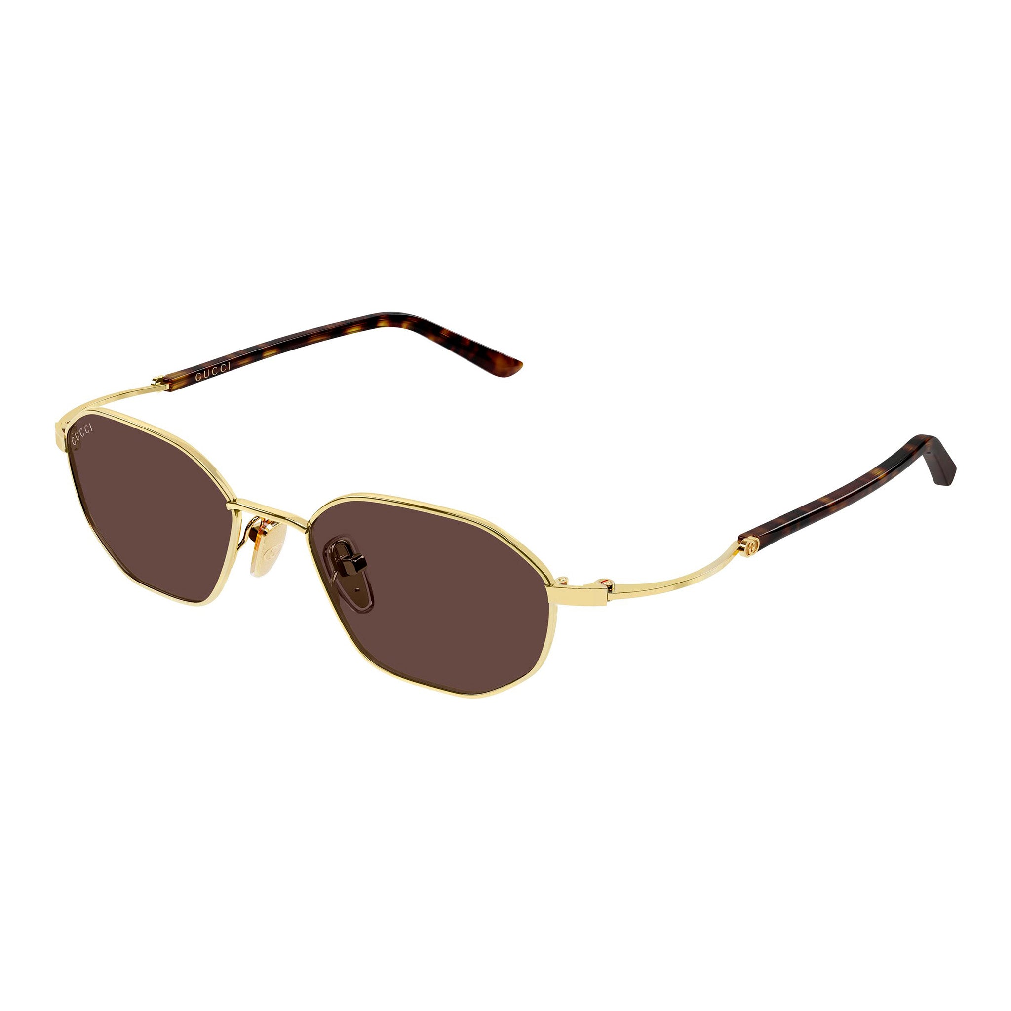 Gucci Gg2257s Gold Uni-Sex Shield Sunglasses | Eyewear Index
