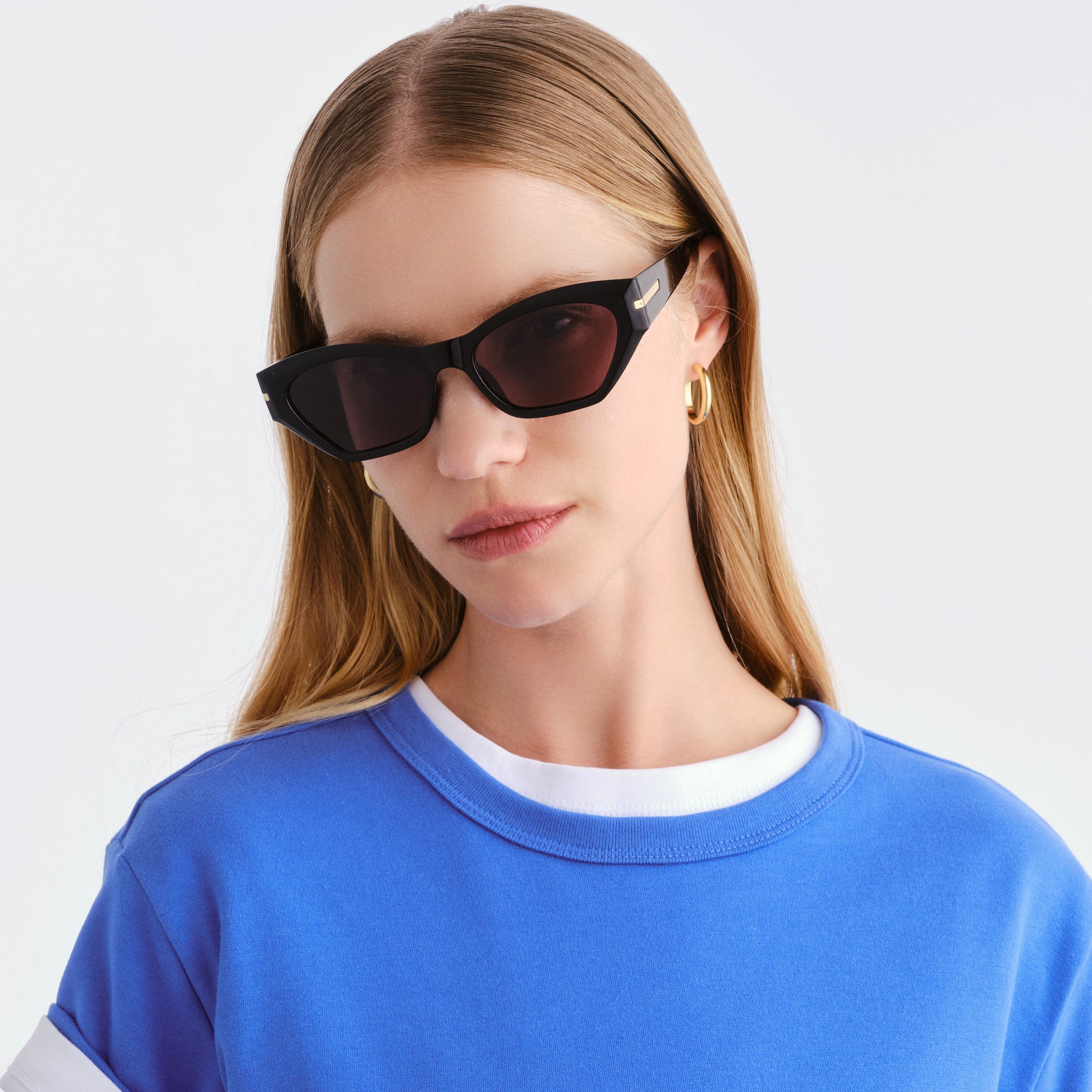 Cancer Council Peregian Black Female Cat-Eye Sunglasses | Eyewear Index