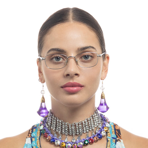 Camilla Matchy Matchy Silver Female Rectangle Optical Frames | Eyewear Index