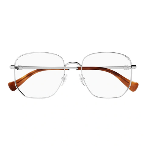 Gucci Gg1420ok Silver Female Rectangle Optical Frames | Eyewear Index