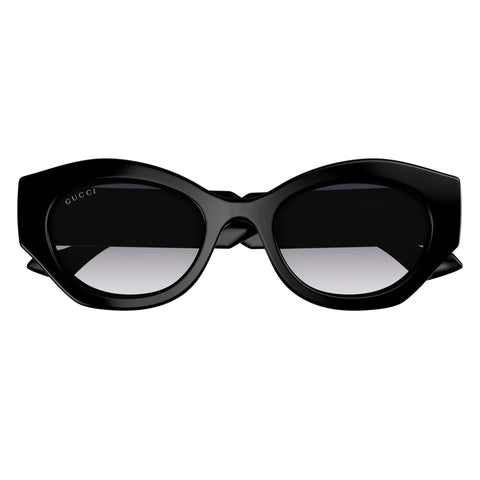 Gucci Gg1553s Black Female Round Sunglasses | Eyewear Index