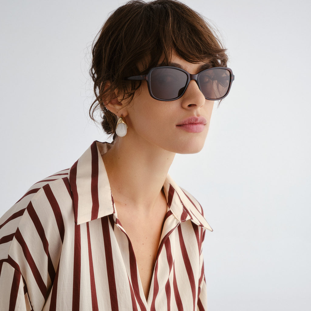 Cancer Council Shoalwater Toffee Brown Female Wrap Sunglasses | Eyewear Index