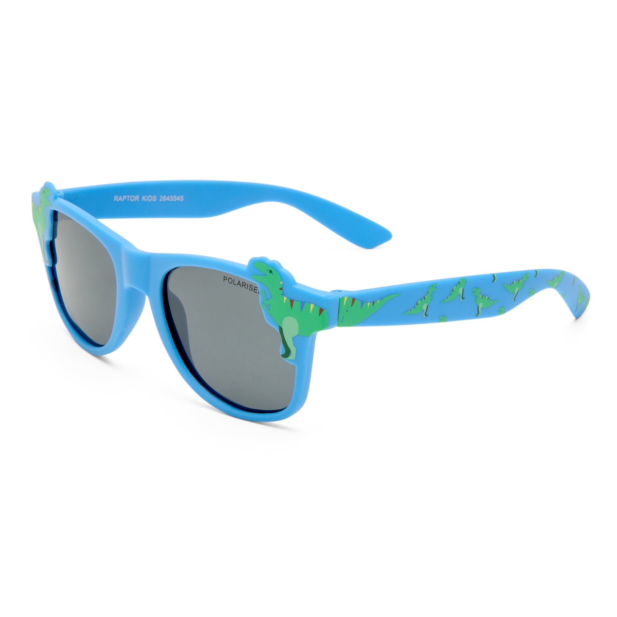 Cancer Council Raptor Kids Matte Blue Male D-Frame Sunglasses | Eyewear Index