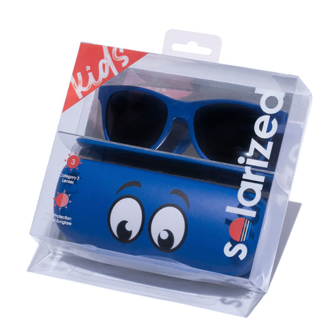 Solarized Kids D-Frame Pack Cobalt Blue Male D-Frame Sunglasses | Eyewear Index