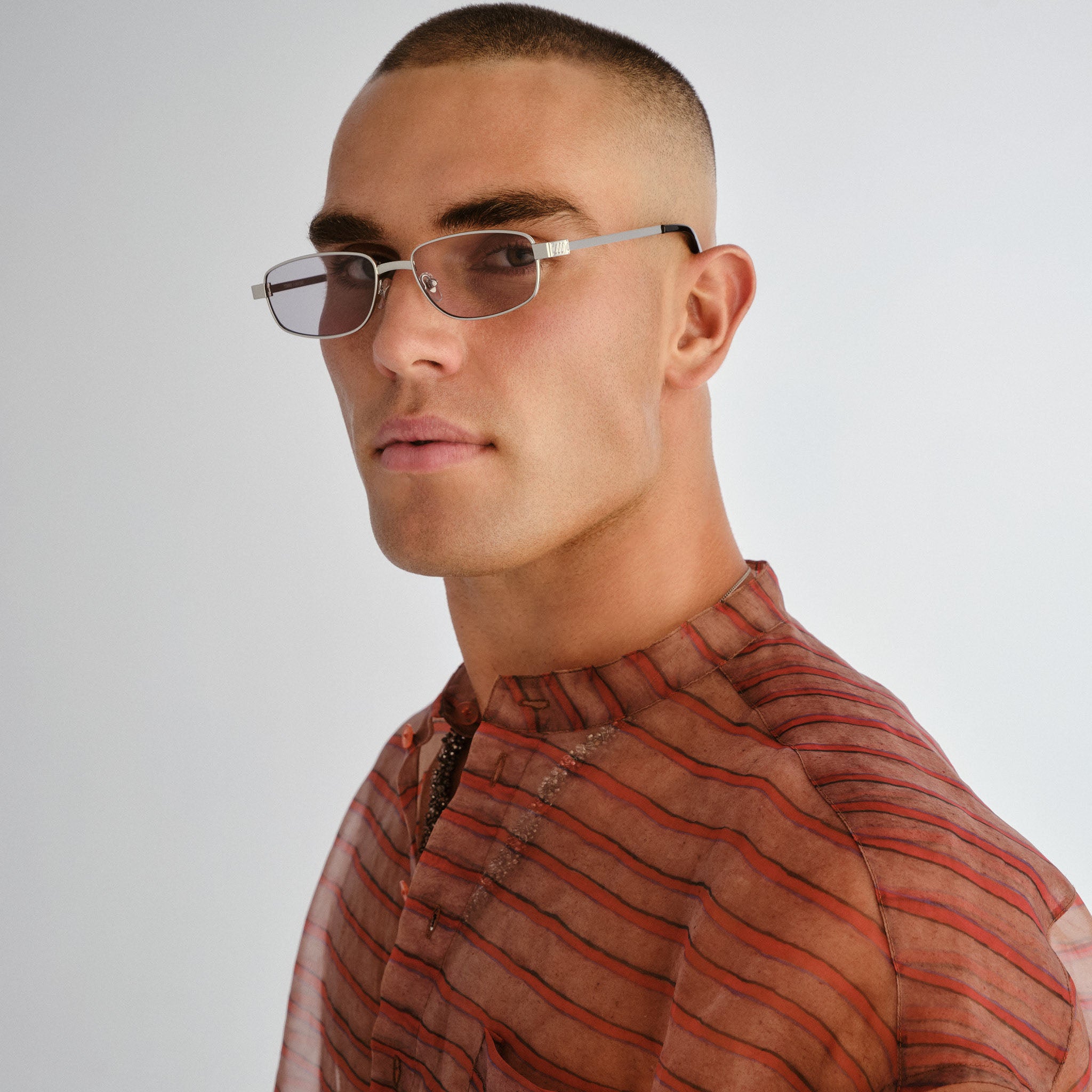 Le Specs Torrid Silver Uni-Sex Rectangle Sunglasses | Eyewear Index