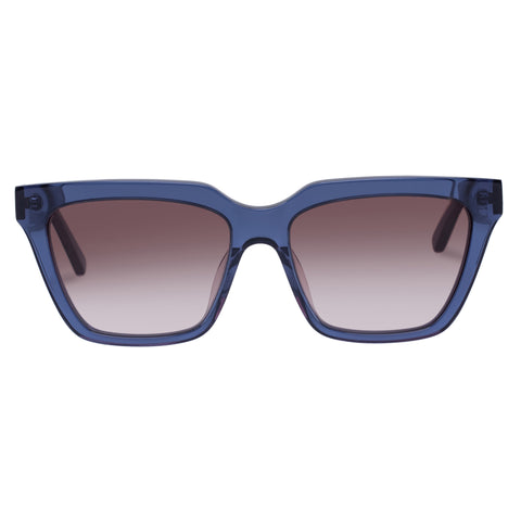 Oroton Jaymes Navy Female D-Frame Sunglasses | Eyewear Index