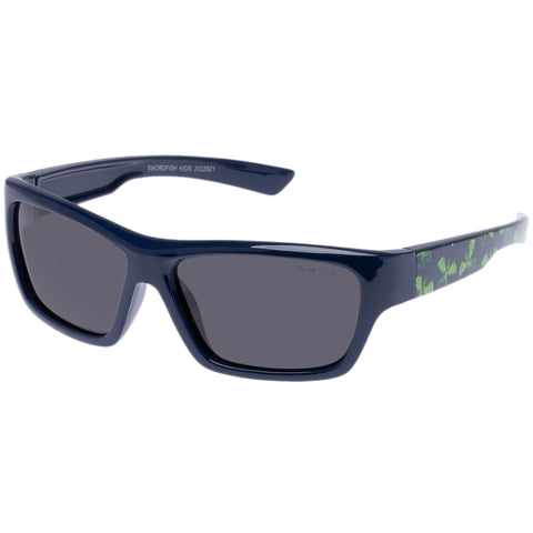 Cancer Council Swordfish Kids Navy Male Wrap Sunglasses | Eyewear Index