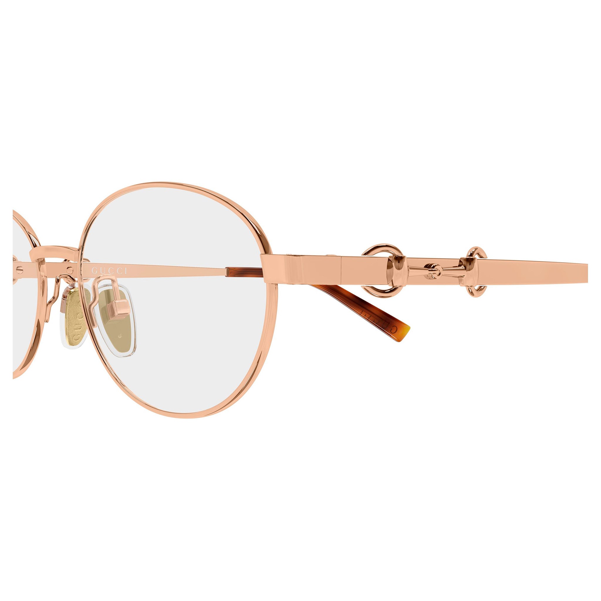 Gucci Gg2221ok Gold Female Round Optical Frames | Eyewear Index