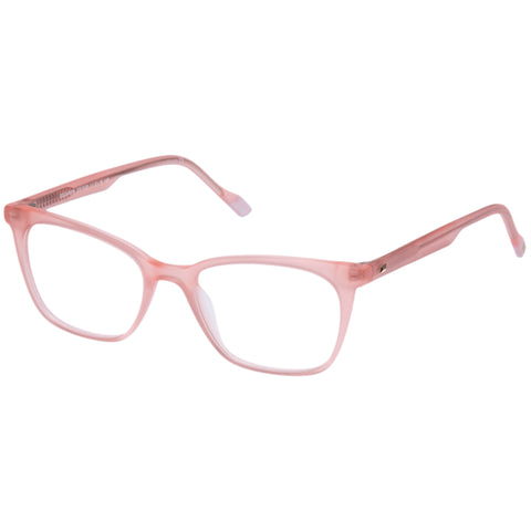 Le Specs Escapism Matte Peach Female D-Frame Optical Frames | Eyewear Index