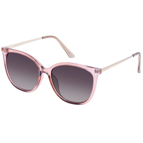 Fiorelli Abigail Blush Gold Female Square Sunglasses | Eyewear Index