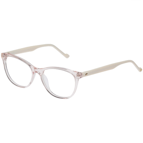 Le Specs Bionomy Champagne Ivory Female Cat-Eye Optical Frames | Eyewear Index