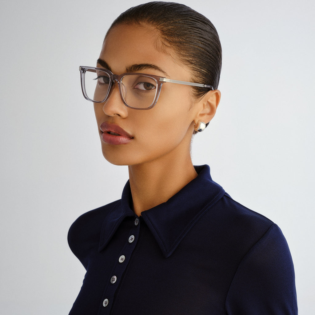 Le Specs Offline Smoke Uni-Sex D-Frame Optical Frames | Eyewear Index