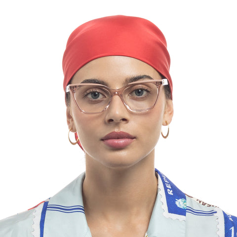 Oroton Milena Blush Putty Female Cat-Eye Optical Frames | Eyewear Index