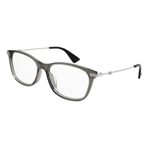 Gucci Gg1061oa Grey Female Rectangle Optical Frames | Eyewear Index