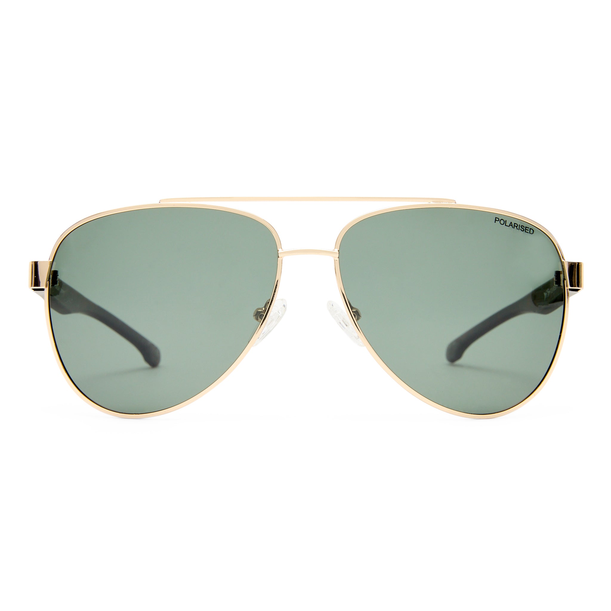 Fish Corsair Gold Matte Tort Male Aviator Sunglasses | Eyewear Index