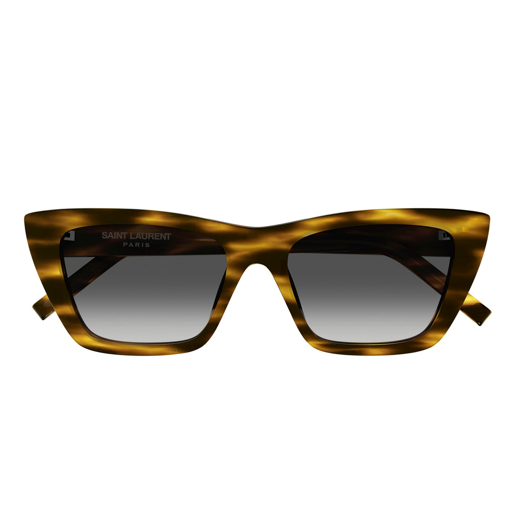 Saint Laurent Sl276mica Havana Female Cat-Eye Sunglasses | Eyewear Index