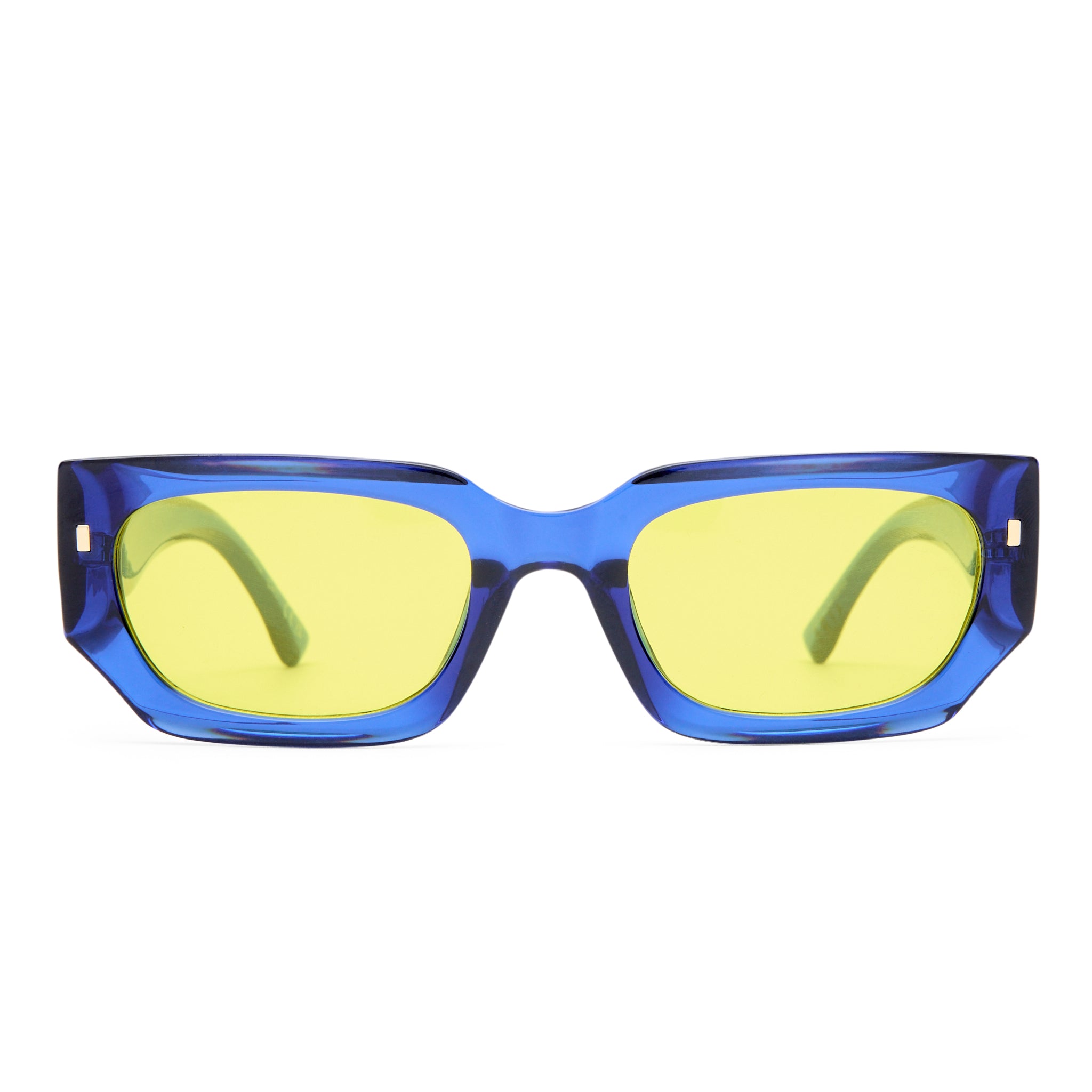 Aire Renegade Cobalt Blue Uni-Sex Rectangle Sunglasses | Eyewear Index