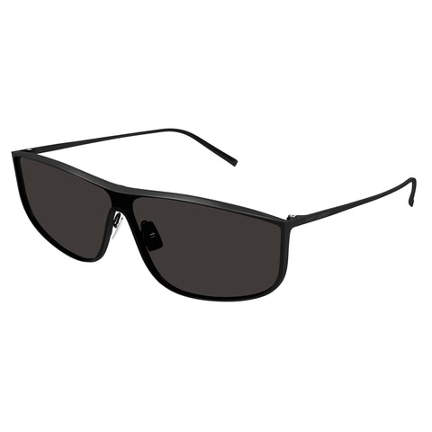 Saint Laurent Sl605luna Black Uni-Sex Shield Sunglasses | Eyewear Index