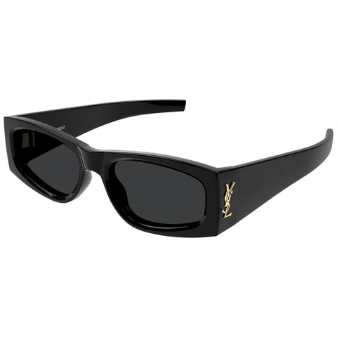 Saint Laurent Slm140f Black Female Rectangle Sunglasses | Eyewear Index