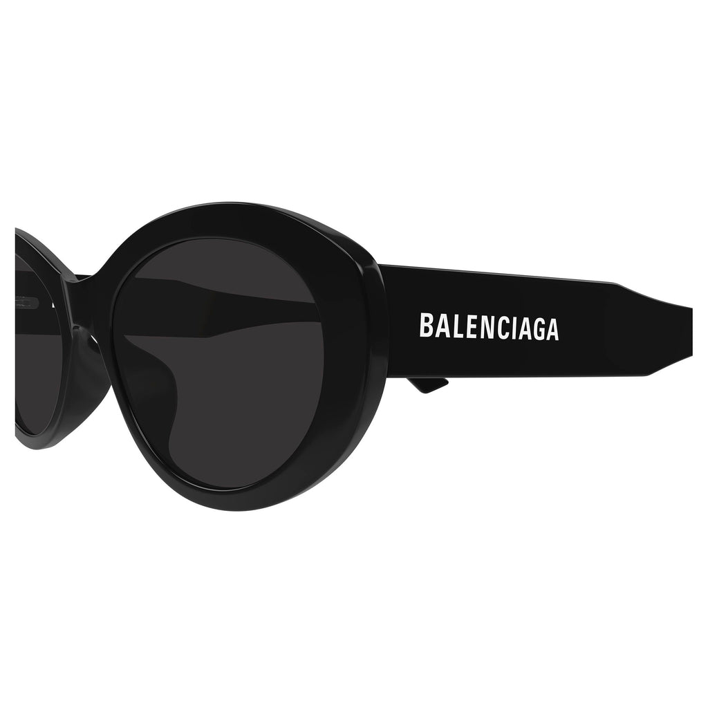 Balenciaga Bb0446s Black Female Oval Sunglasses | Eyewear Index
