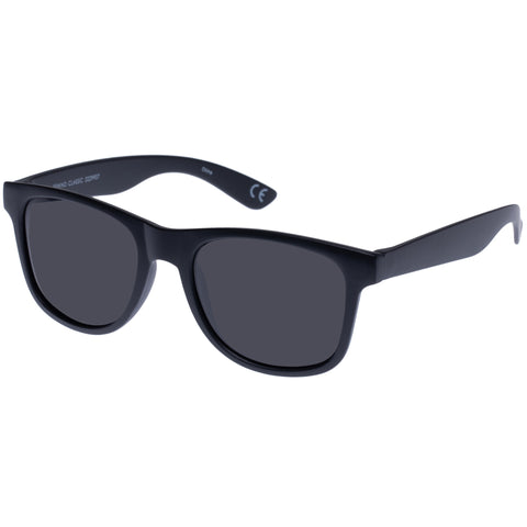 Solarized Rewind Classic Matte Black Male D-Frame Sunglasses | Eyewear Index