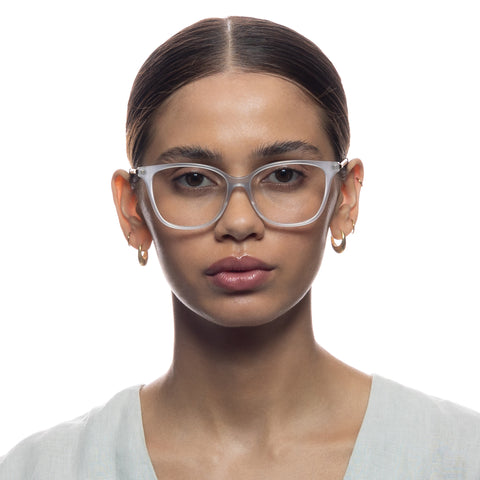 Oroton Imogen Powder Blue Female Cat-Eye Optical Frames | Eyewear Index