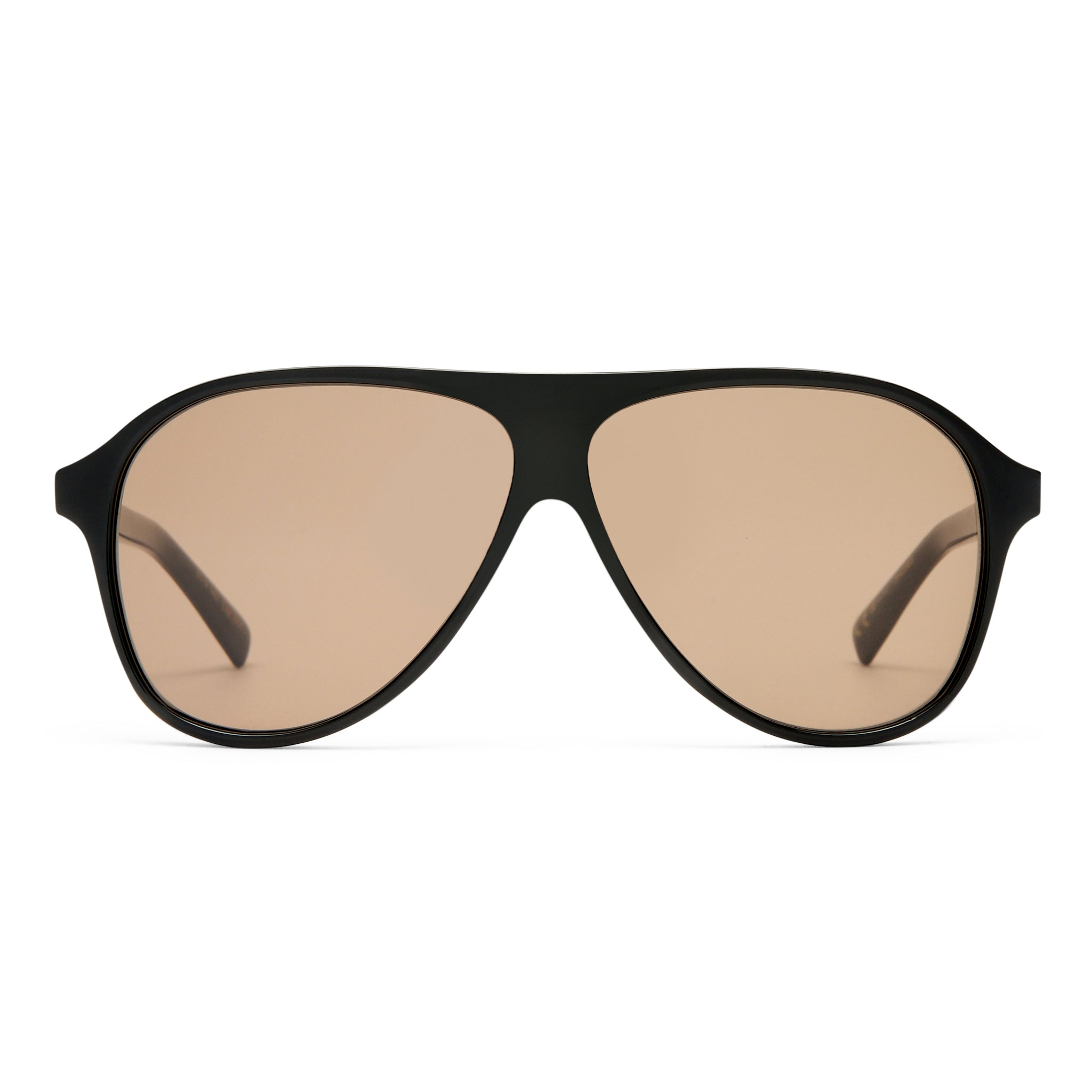 Luv Lou The Eve Black Female Aviator Sunglasses | Eyewear Index