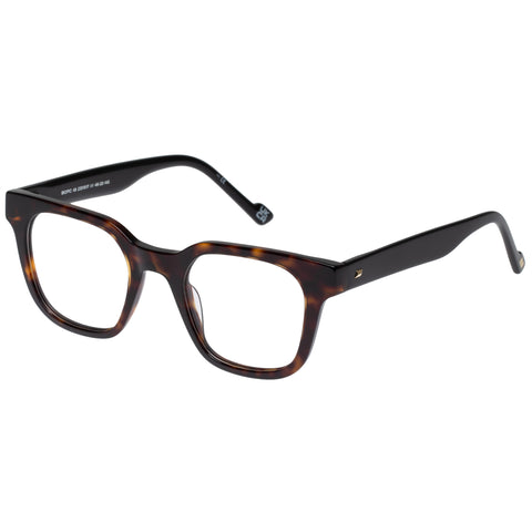 Le Specs Biopic 48 Dark Tort Uni-Sex Square Optical Frames | Eyewear Index