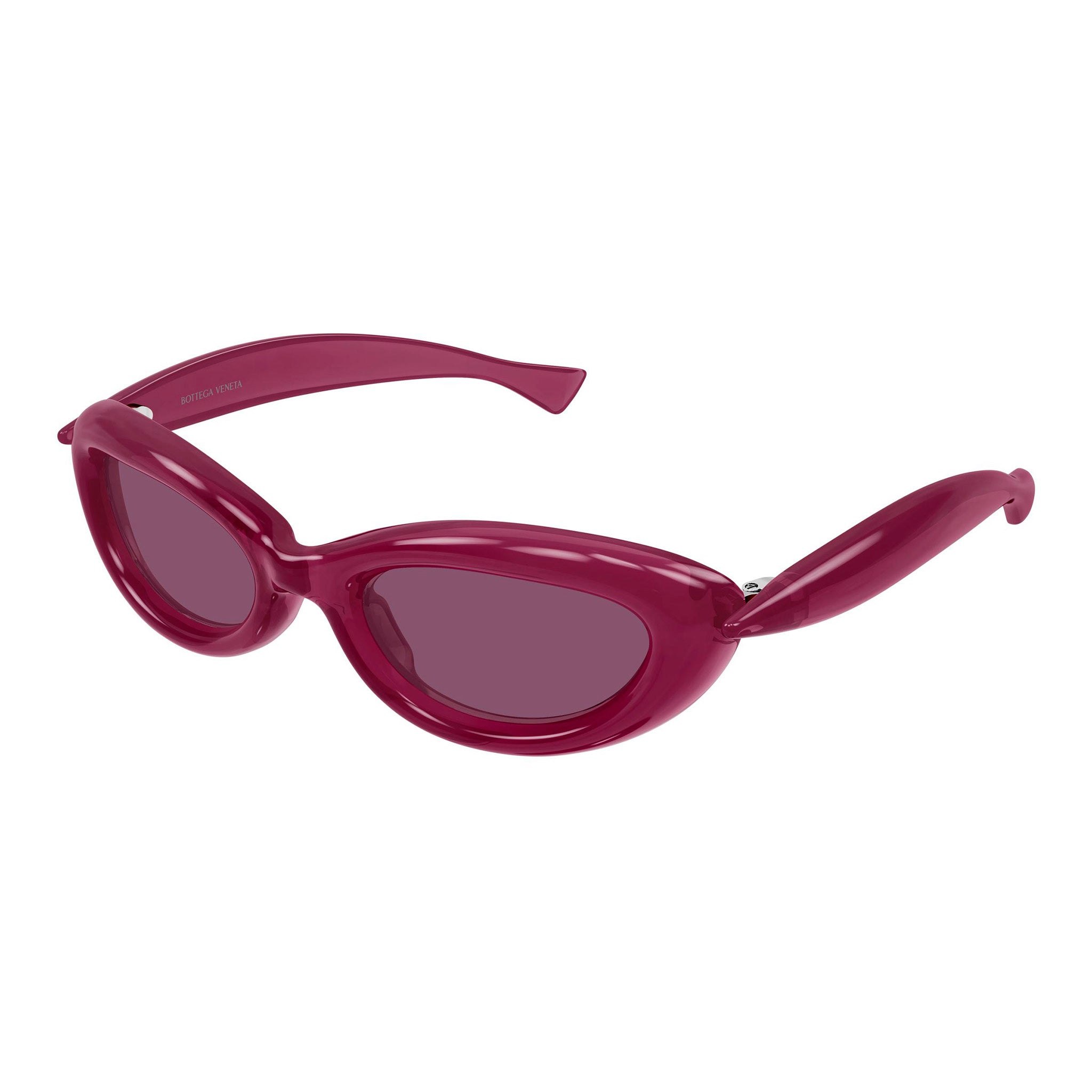 Bottega Veneta Bv1484s Burgundy Female Cat-Eye Sunglasses | Eyewear Index