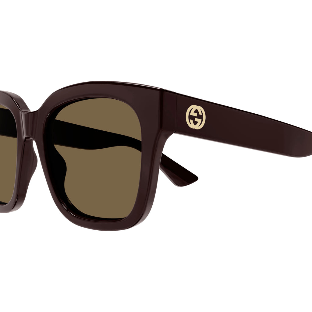 Gucci Gg1338s Burgundy Female Cat-Eye Sunglasses | Eyewear Index