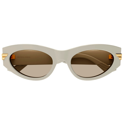 Bottega Veneta Bv1189s White Female Cat-Eye Sunglasses | Eyewear Index