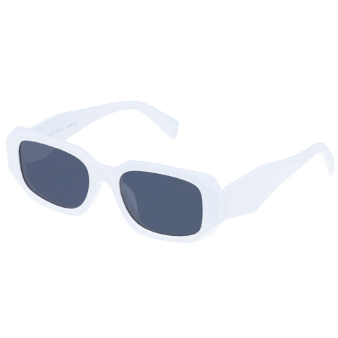 Cancer Council Monkey Kids White Uni-Sex Rectangle Sunglasses | Eyewear Index