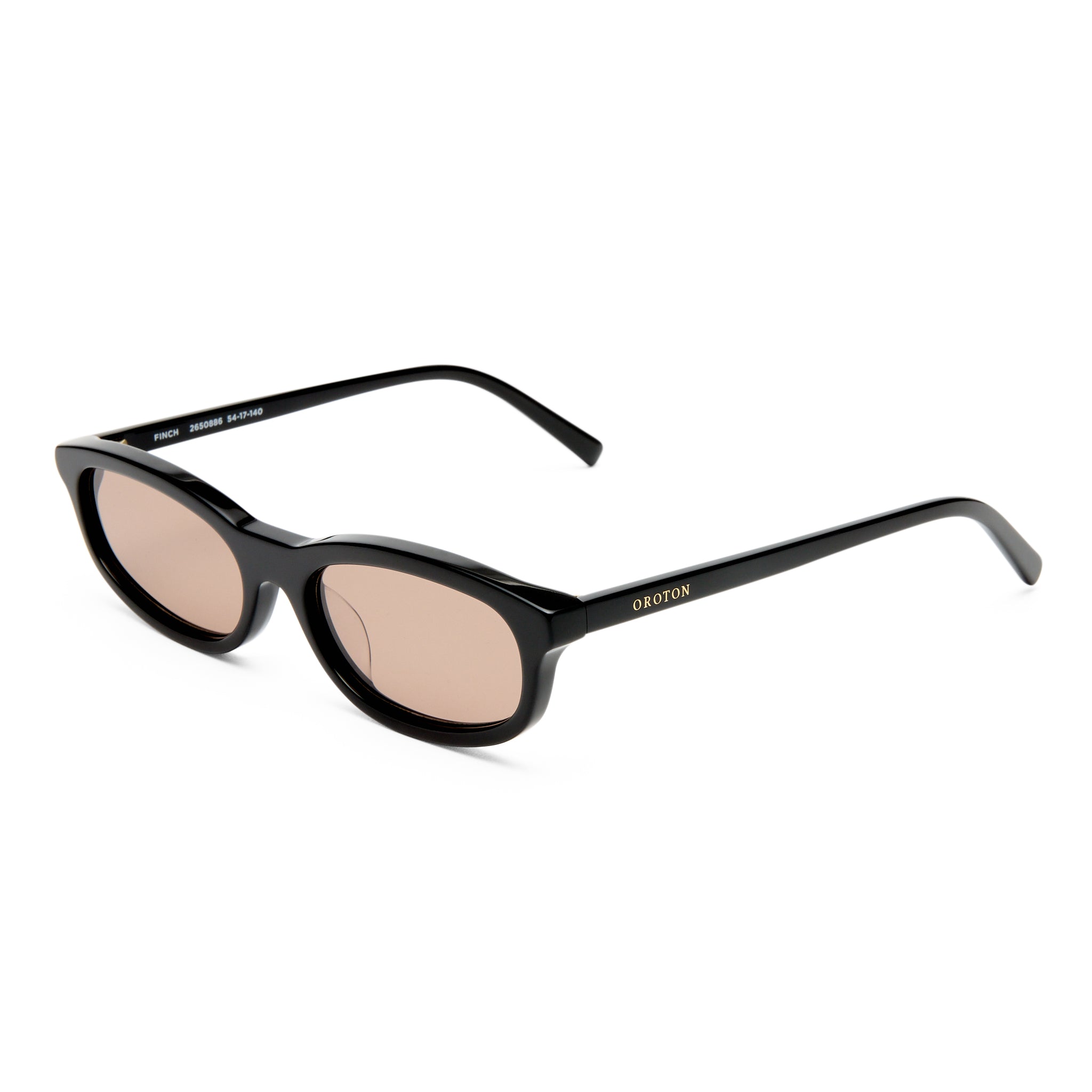 Oroton Finch Black Female Cat-Eye Sunglasses | Eyewear Index
