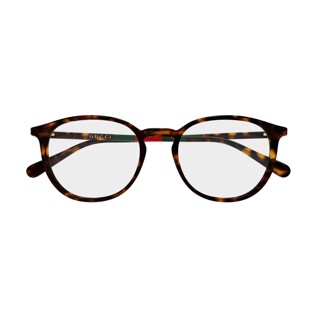 Gucci Gg2266oa Havana Uni-Sex Round Optical Frames | Eyewear Index