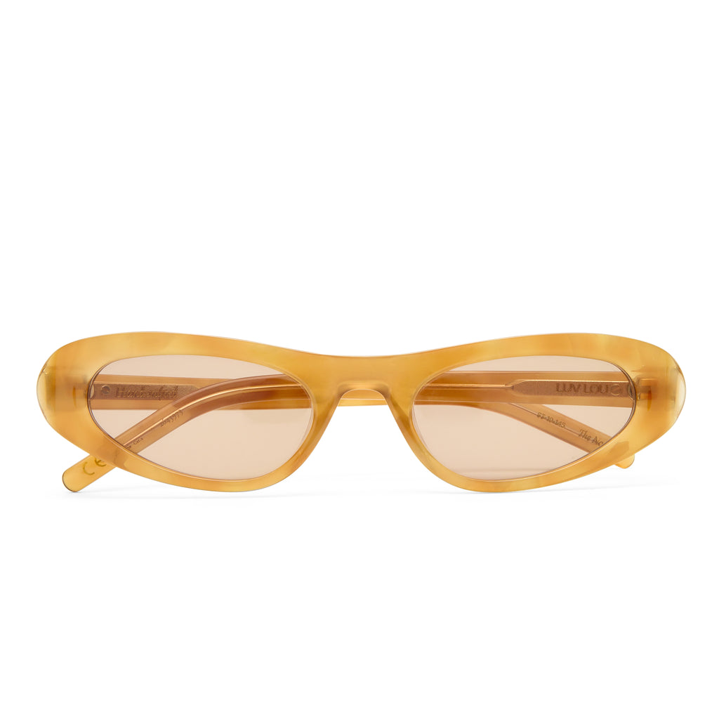 Luv Lou The Noa Vintage Tort Female Cat-Eye Sunglasses | Eyewear Index