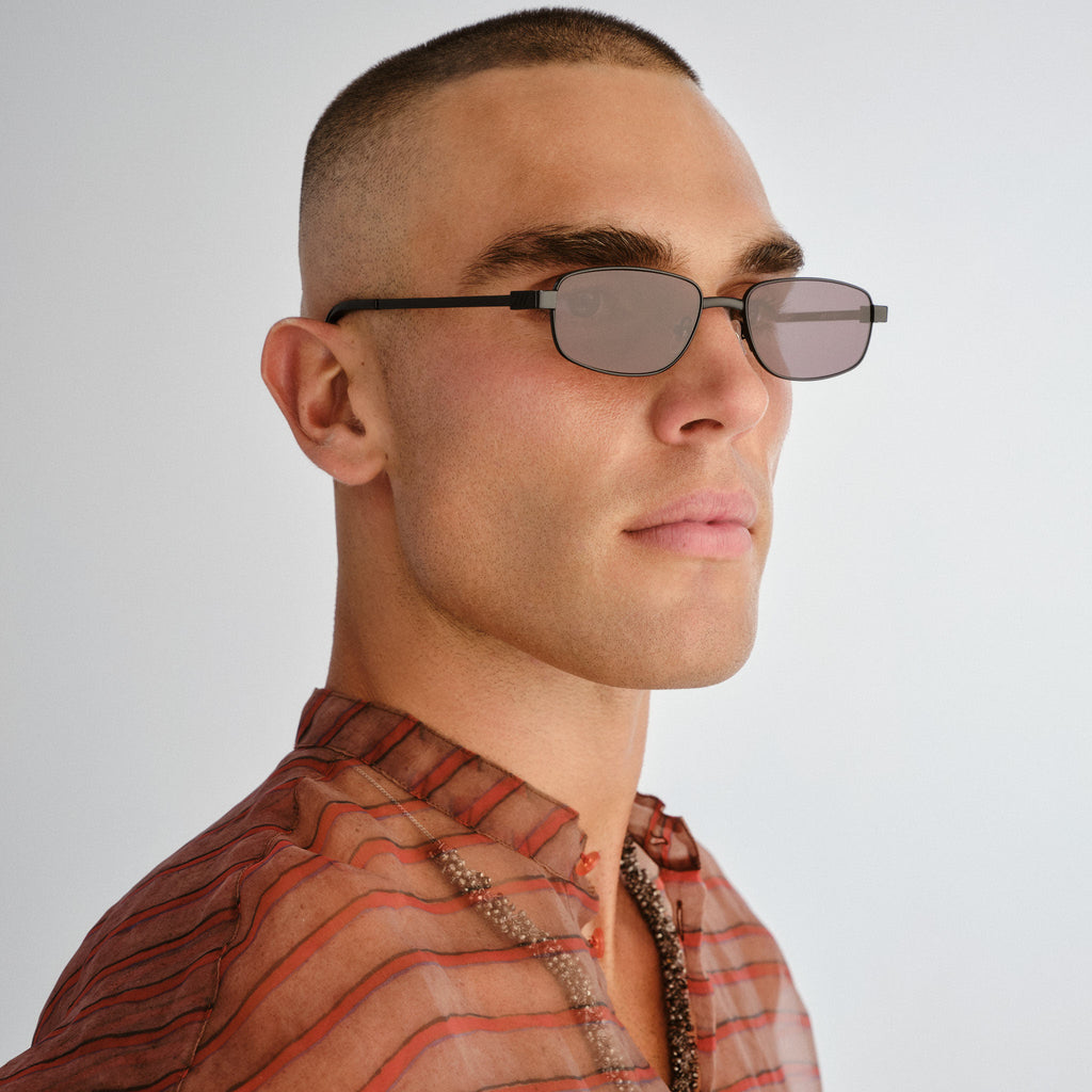 Le Specs Torrid Black Uni-Sex Rectangle Sunglasses | Eyewear Index