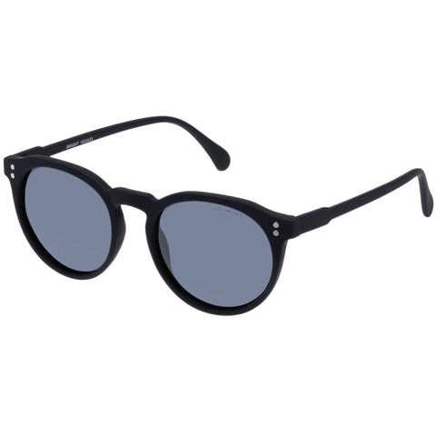 Cancer Council Bright Black Rubber Uni-Sex Round Sunglasses | Eyewear Index