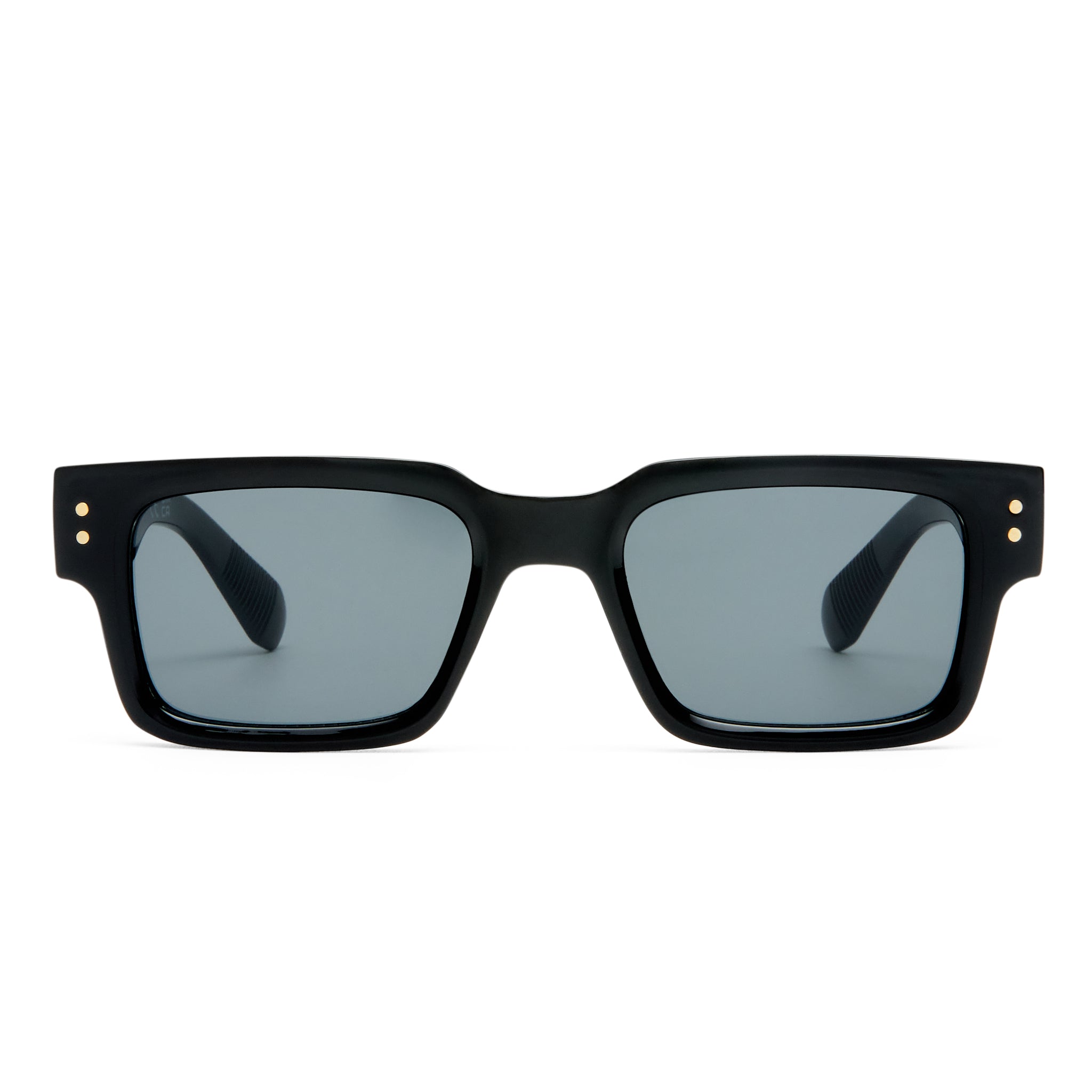 Aire Aeron Black Uni-Sex Rectangle Sunglasses | Eyewear Index