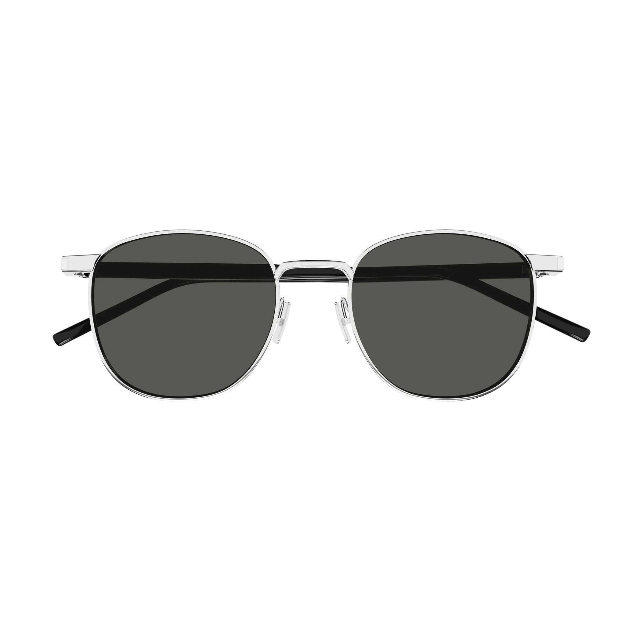 Saint Laurent Sl747 Silver Uni-Sex Round Sunglasses | Eyewear Index