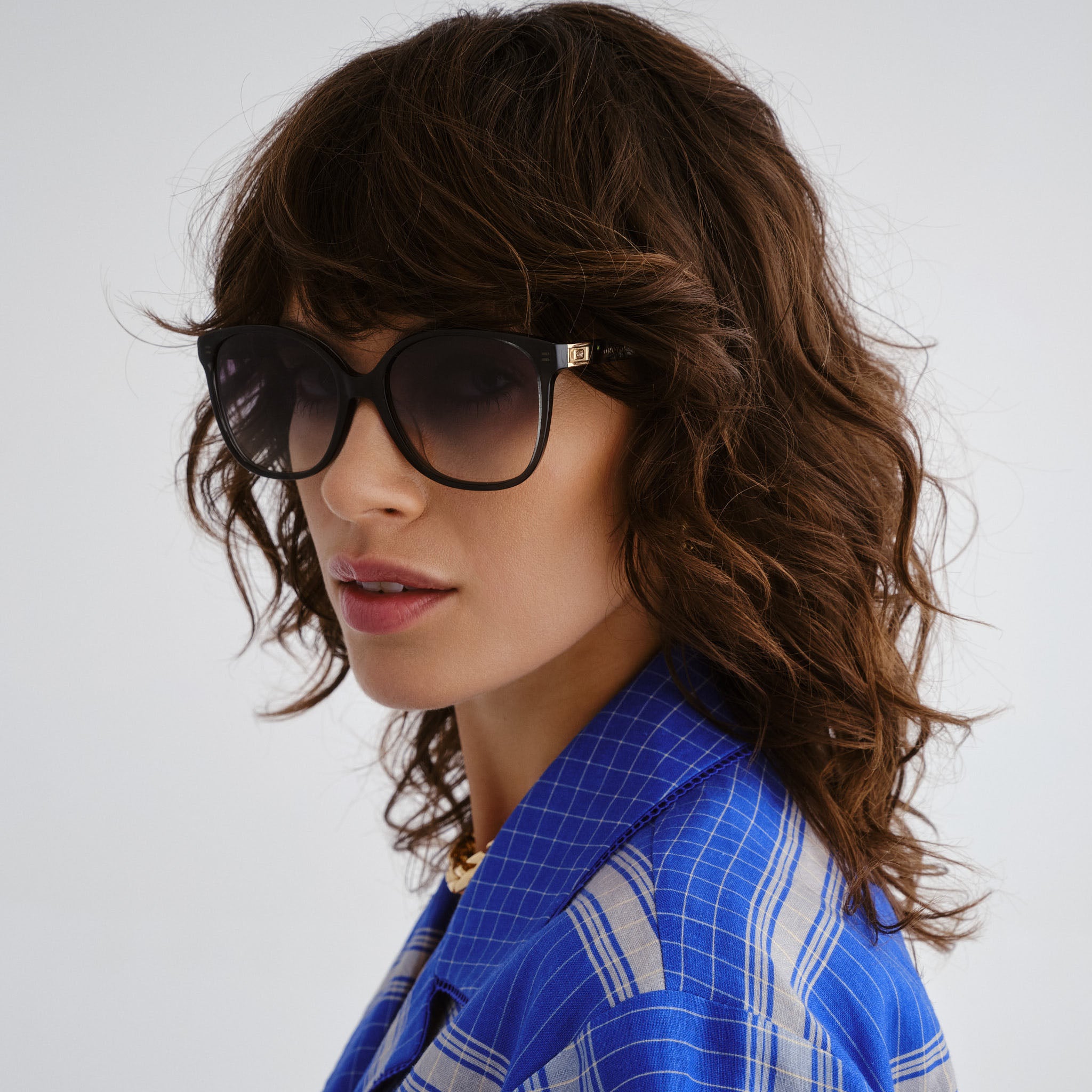 Oroton Vespera Slate Stormstone Tort Female Square Sunglasses | Eyewear Index