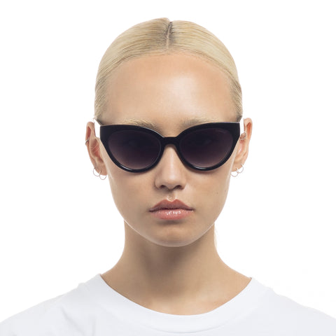 Fiorelli Katelyn Black Female Cat-Eye Sunglasses | Eyewear Index