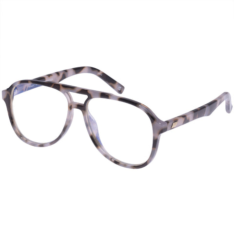 Le Specs Tragic Magic Cookie Tort Uni-Sex Aviator Blue Light | Eyewear Index